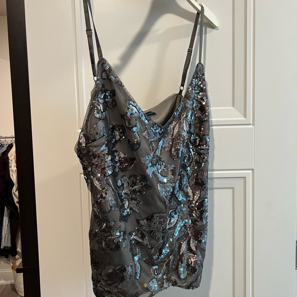 White House black market XL sequined camisole